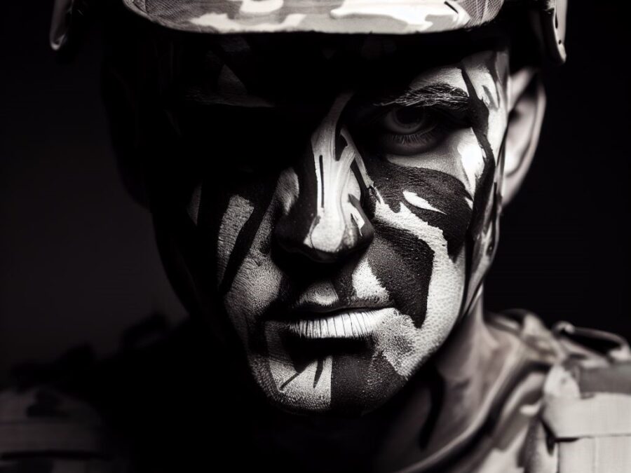 Soldier Face Paint