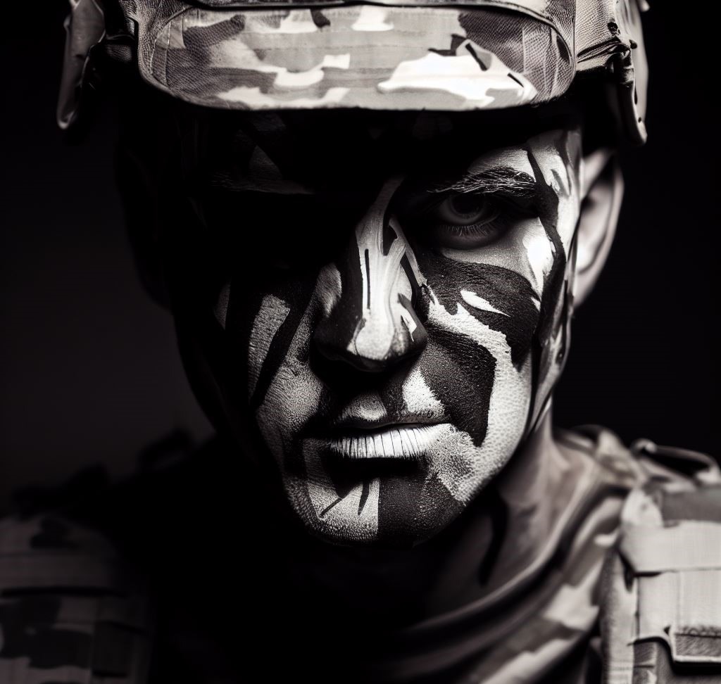 Soldier Face Paint