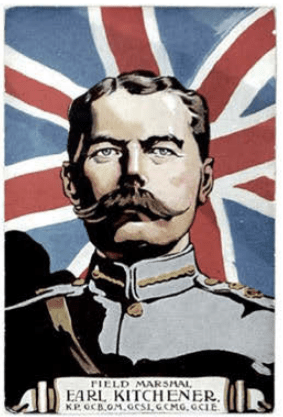 British recruitment poster. All feature Field Marshal Earl Kitchener of Khartoum Secretary of State for War and a British national icon
