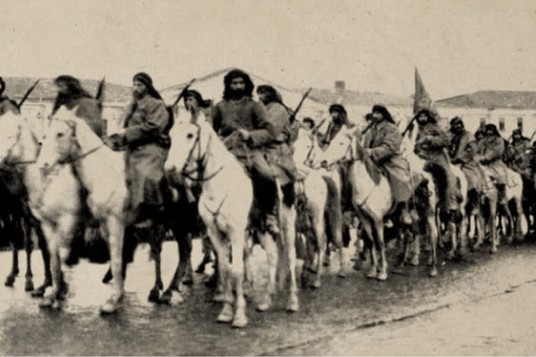 THE WAR AGAINST TURKEY - Ottoman Empire 1914 3 Ottoman Empire 1914 - The Kurdish cavalry of the Turkish army, stationed in the Caucasus and the Eastern Taurus in 1916.