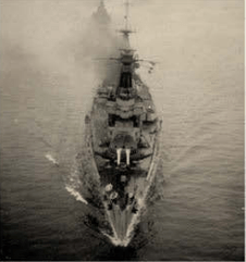 The Indefatigable Class battlecruiser HMAS Australia, flagship of the Royal Australian Navy.