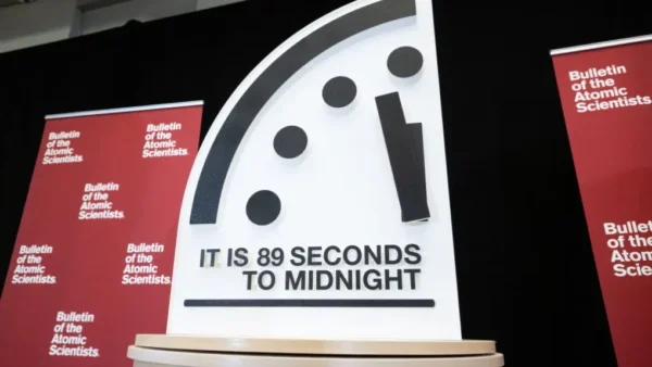 The Doomsday Clock is now at 89 seconds to midnight, closer than ever before