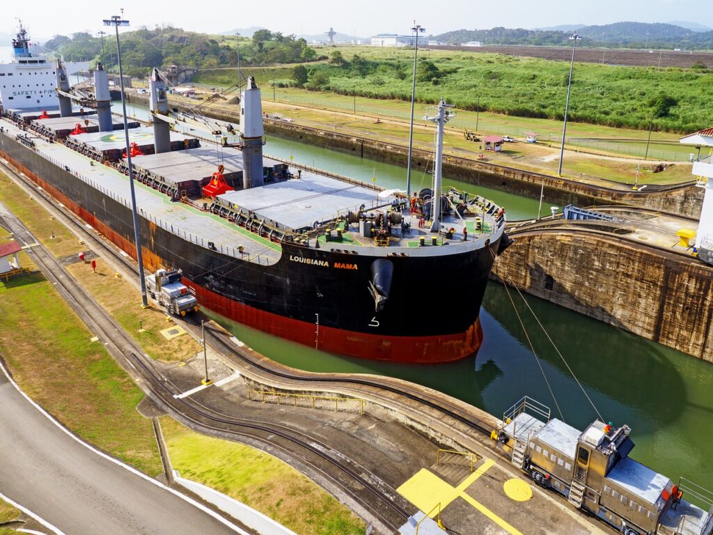 When was the Panama Canal built And how does it work