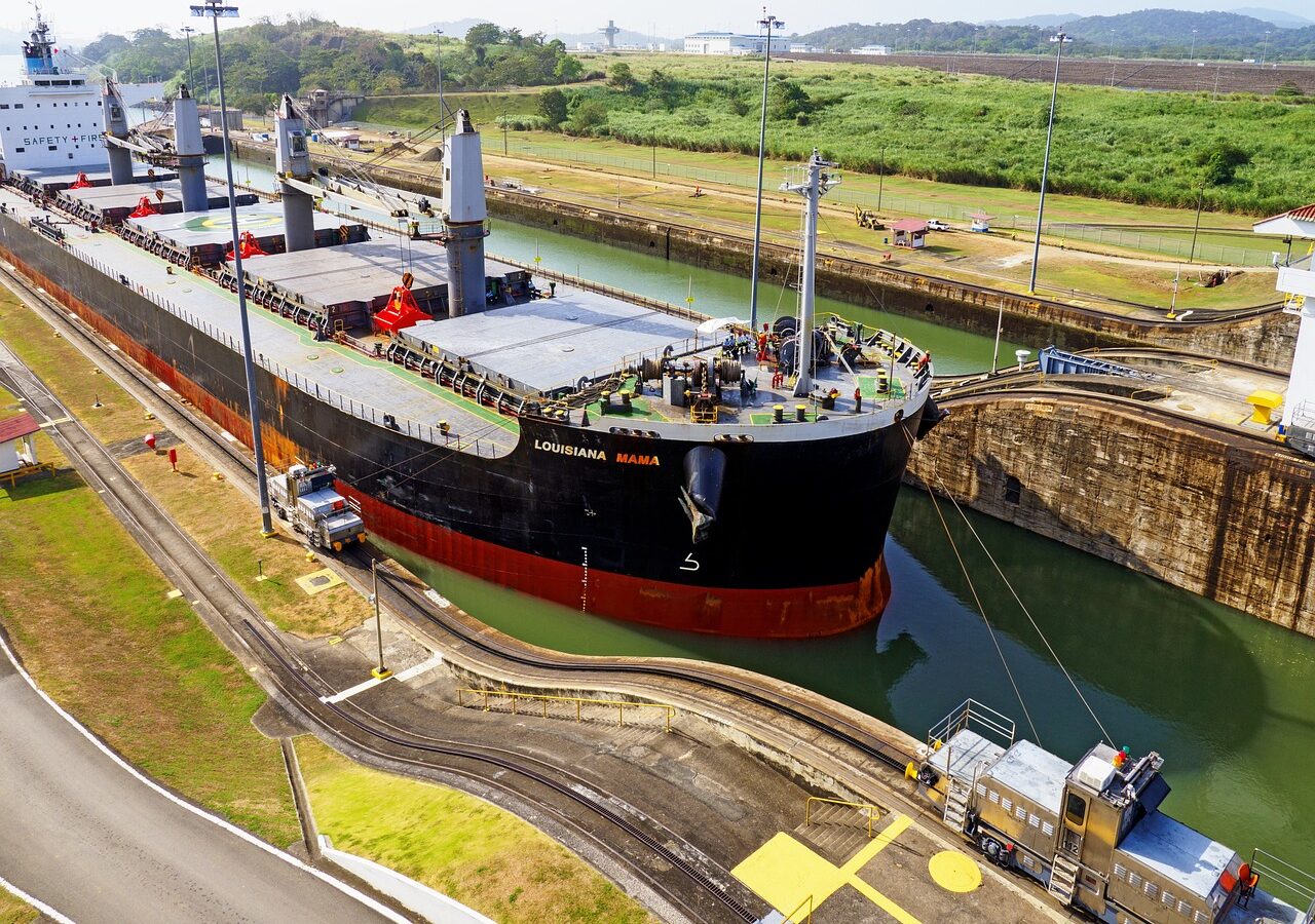 When was the Panama Canal built And how does it work