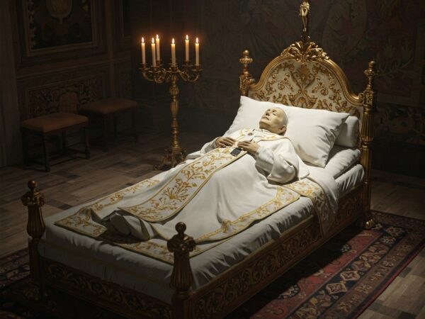 Why it is not a doctor who verifies the death of the pope?